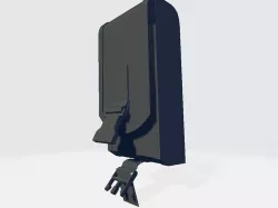 Plexus Big Left Pouche Bag Low-poly 3D model