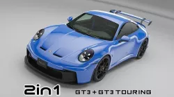 Porsche 911 GT3 992 and GT3 Touring Package 3Dmodel 3D model