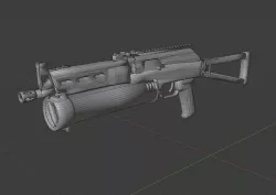 PP19 Bizon Low-poly 3D model