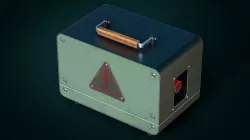 Radiostation power supply unit 3D model