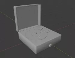 Record Player 3D Model 3D model