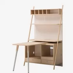 Rema dining table type cafe head 1000 width drawer type 3D model