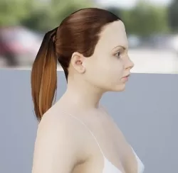 Rigged Female Human 3D model