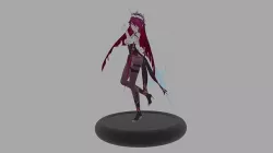 Rosaria genshin impact 3d model 3D model