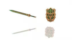 Runic - Sword and Shield Low-poly 3D model