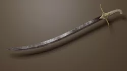 Sabre Low-poly 3D model