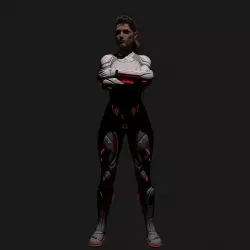 Sci-fi Cyborg Women  3D model