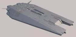 Sci Fi Dropship 3D model