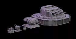 SCI-FI LASER GUNS 3D model