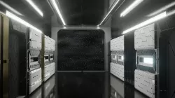 Scifi Spaceship Interior 3D model