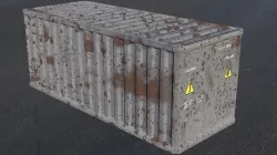 Shipping Container Low-poly 3D model