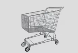 shoping trolley 3D model