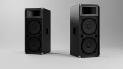 Speakers 3D model