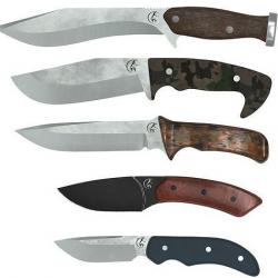 Survival Knife Pack - 5 Models - with 5 Handle Skins each Low-poly 3D model