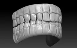 Teeth Low-poly 3D model