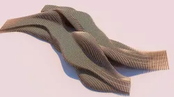 Tie Bench Parametric 3D model