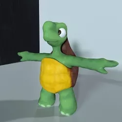 Turtle Cartoon 3D model