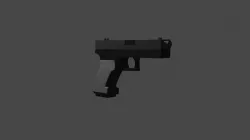 UMP-45 Glock19 MP-7 Low-poly 3D model