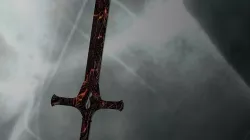  volcanic sword-LAVA SWORD Low-poly 3D model