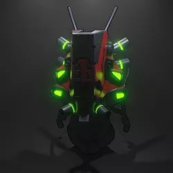 War Robot Head 3D model