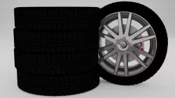 wheel 3D model