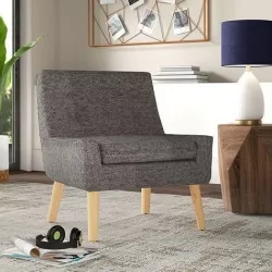 Wide Slipper Chair - Many color 3D model