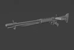 WW2 GERMAN WEAPONS PACK Low-poly 3D model
