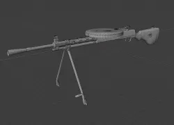 WW2 RUSSIAN WEAPONS PACK Low-poly 3D model