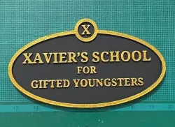 X-MEN mansion entrance logo for 1 12 diorama  3D model