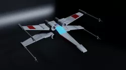 X-Wing Low-poly 3D model