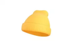 Yellow Beanie Hat 3D model
