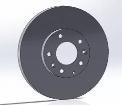 2006-2015 NC Miata MX5 Mazda Front Brake Rotor 3D model