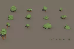 3D LOW POLY MODELS Low-poly 3D model