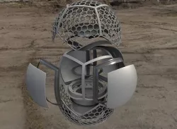3D Printable Spherical Omnidirectional Speaker 220mm by 220mm  3D model