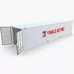 40ft Shipping Container Yang Ming 3D model