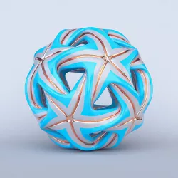 abstract object 3D model
