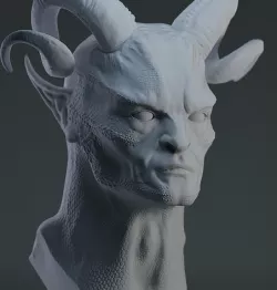 An ancient succubus 3D model
