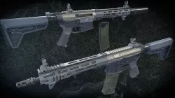 AR 15 Low-poly 3D model