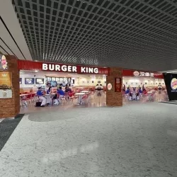 Asian Burger King 3D model