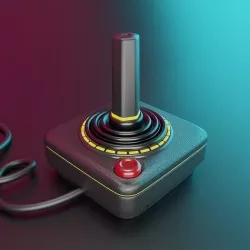 Atari Joystick 3D 3D model