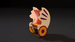 Attraction seashell 3D model
