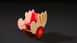 Attraction seashell 3D model