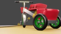 babies cycle 3D model