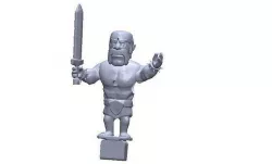 Barbarian 3D model