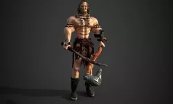 Barbarian 3D model