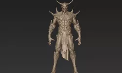 Barbatos Neutral Pose 3D model