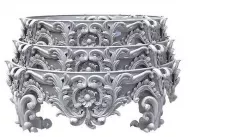 Baroque patterns 3D model