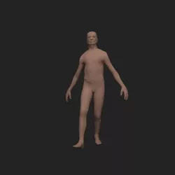 basic human 3D model