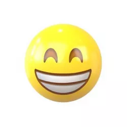 Beaming Face with Smiling Eyes v2 001 Low-poly 3D model