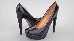 Beautiful stiletto heels with Platform 3D model